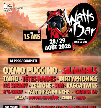 festival Watts A Bar 2026 affiche