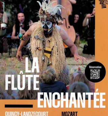 La Flûte enchantée, opéra promenade par Ensemble Virévolte