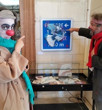Visite clownesque par la compagnie « Les 2 de la Spontanée »