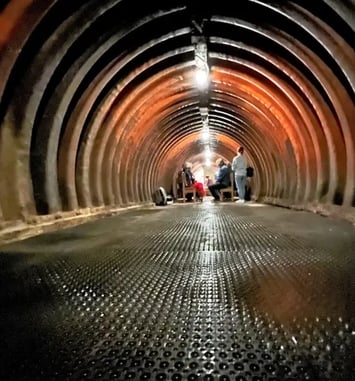 Visite de l'abri antiaérien Saint-Jean